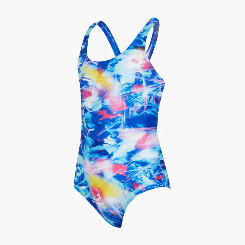 Zoggs Girls Flashlight RowleeBack Swimsuit-3